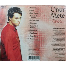 Onur Mete - Aşk'a ( CD )