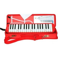 Lino Ln-37 Melodika  37 Tuşlu Çantalı Kırmızı
