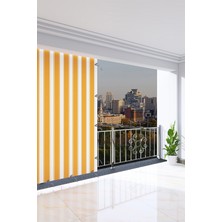 AL-CA Home 350 x 170 cm Sarı Renkli Balkon Perdesi