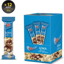 Eti İçibol %27 Fındıklı Çikolata 30 g x 12 Adet