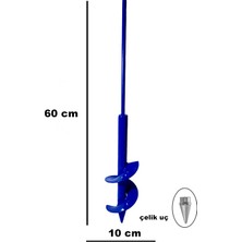 Toprak Burgu Makinesi Matkap Uçlu 60X10CM