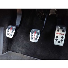 Artı Tunıng Ford Focus Spor Pedal Seti Kırmızı Yazılı (Manuel / 2010-2019)