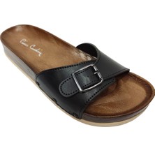 Pierre Cardin 6782 Hakiki Deri Anatomik Kadın Terlik