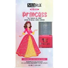 Mara Princess Yıkanabilir Su Bazlı Çocuk Ojesi - Pembe + Törpü