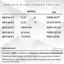 Alpha Auto Part Renault Clio, Scenic, Megane, Twingo Için Bagaj Kilit Dişlisi Seti