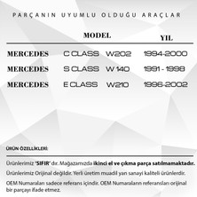 Alpha Auto Part 4 Adet Mercedes C Class W202 1994-2000 Için Cam Düğmesi Kapağı