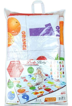 Aybaby Ingilizce Tükçe Meyveli Oyun Matı 105 x 105 cm