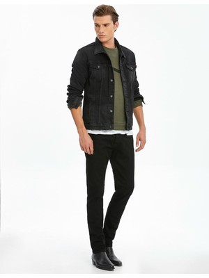 LTB Santino Y Vintage Black Wash Erkek Jeans Ceket