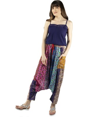 Eliş Şile Bezi Peçvörk Vual Şalvar / Patchwork Shalwar