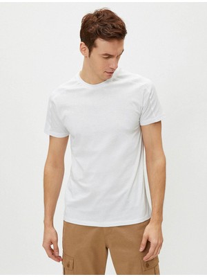 Koton Erkek T-Shirt Beyaz