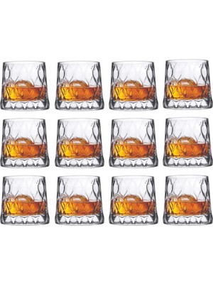 Paşabahçe 420194 Leafy 12 Li Kristal Kesim Su Meşrubat Bardağı