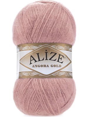Koyu Pudra Alize Angora Gold - 144 (5 Li Paket)