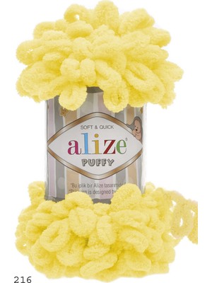 Sarı Alize Puffy 216 (5 Li Paket)