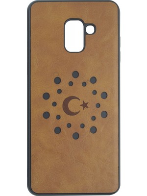 Fashion Samsung Galaxy A730 A8 Plus 2018 Uyumlu Suni Deri Arka Koruma