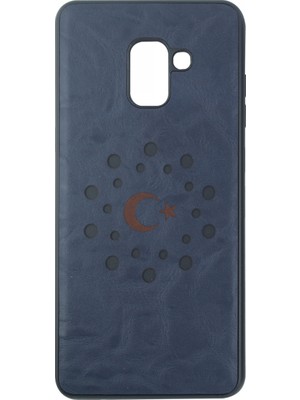 Fashion Samsung Galaxy A730 A8 Plus 2018 Uyumlu Suni Deri Arka Koruma