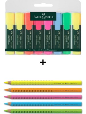 Faber-Castell 13 Renk Fosforlu Kalem Seti