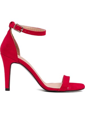 Sole Sisters Manas2 Topuklu Sandalet - Kırmızı