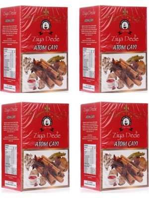 Ziya Dede Atom Çayı 170 gr x 4 Kutu Kış Çayı