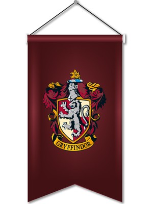 Sihir Dükkanı Lisanslı %100 Saten Kırlangıç Kesim Büyük Flama Model : Gryffindor 50X75CM