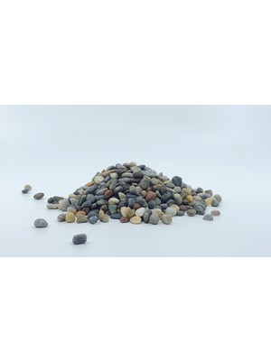 Ender Peyzaj Dekoratif Doğal Dere Taşı Akvaryum Taşı Terraryum Taşı Küçük Boy 1 KG.