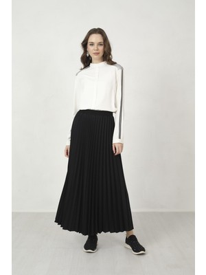 Moodbasic Krep Pliseli Etek