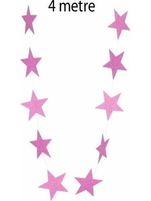 Cevosan Pembe Yıldız Süs 4 Metre