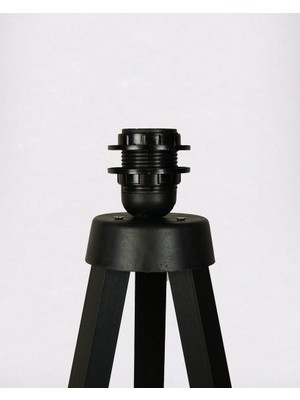 Dekoratif Dekoratifs Tripod Ahşap 3 Ayaklı Lambader Abajur Bohem Renkli