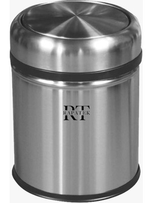 Rapatek RT630 Çelik 15 Lt Satin Çöp Kovası