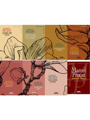 Swannların Tarafı - Çiçek Açmış Genç Kızların Gölgesinde - Guermantes Tarafı - Sodom ve Gomorra - Mahpus - Albertine Kayıp - Yakalanan Zaman - 8 Kitap - Marcel Proust
