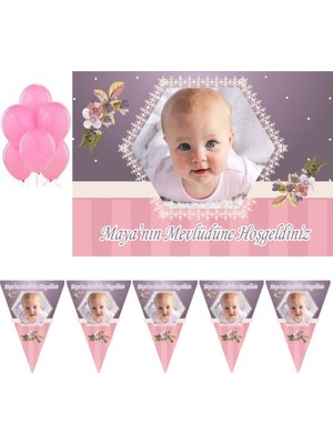 Hayaller Dükkanı Bebek Mevlüdü Süsleme Seti HDTS141