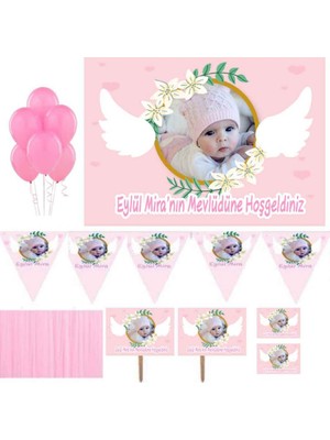 Hayaller Dükkanı Bebek Mevlüdü Süsleme ve Magnet Seti