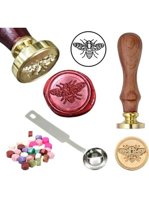 Profisher Mektup Damga Mühürü Bal Arısı + 30 Mühür Mumu + Eritme Kaşığı