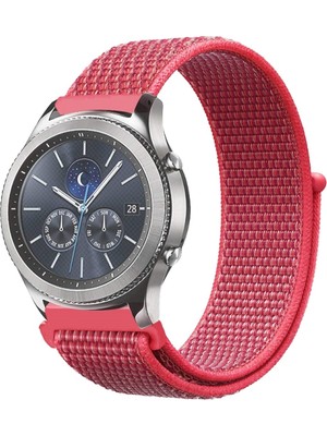 Bipower Huawei Watch 22MM Krd3 Hasır Kordon Gül Pembe