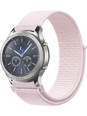 Bipower Huawei Watch 22MM Krd3 Hasır Kordon Kum Pembesi