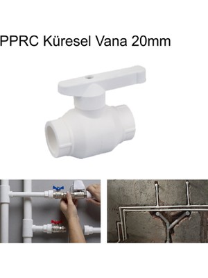 hakan plastik Küresel Vana 20MM Yapıştırma