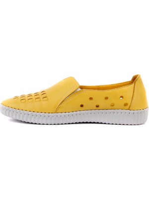 Sail Laker's Sail Lakers - Sarı Deri Kadın Günlük Ayakkabı
