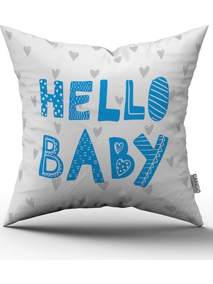 Cango Home Dijital Baskı Kırlent Yastık Kılıfı CGH434