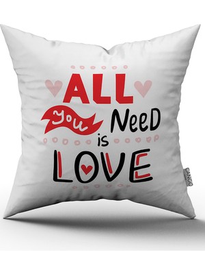 Cango Home Dijital Baskı Kırlent Yastık Kılıfı CGH452