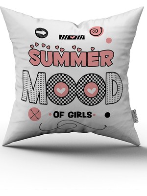 Cango Home Dijital Baskı Kırlent Yastık Kılıfı CGH472