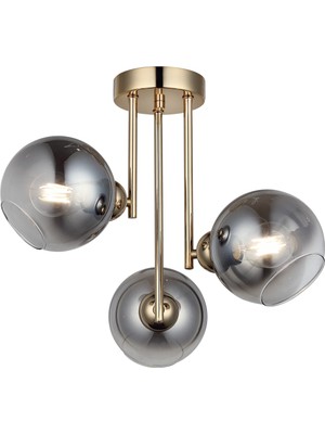 Lucea Bera 3 Lü Altın Plafonyer 3XE27