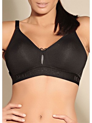 Magic Form 7822 Penye Kumaşlı Süngersiz Sporcu Sütyeni - Siyah