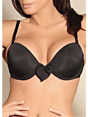 Magic Form 2169 Ortası Dekolte Düz Kumaşlı Süngerli Sütyen - Siyah