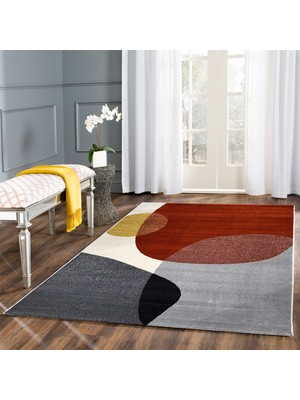 Payidar Halı Evrim GR315 Turuncu/Krem 80x150 cm Modern Halı