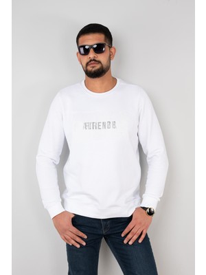 Sıfır Yaka Erkek Sweatshirt