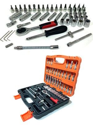 Emsa 53 Pcs Lokma Takımı 1/4 Set Bits Uç Seti Lokma Seti