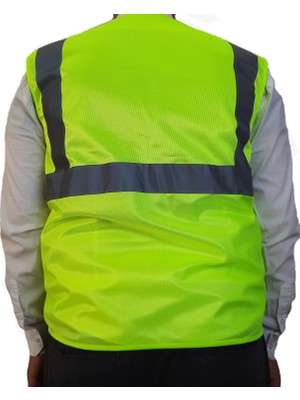PGM Reflektörlü Ikaz Yeleği Cepli Askılı Isimlikli
