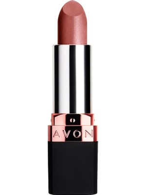 Avon True Luminous Velvet Metalik Mat Ruj Cocoa Beam