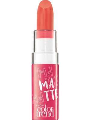 Avon Color Trend Matte Legend Ruj Coral