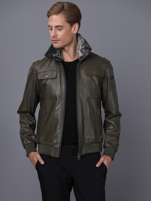 Basics & More Erkek Deri Ceket - ES511