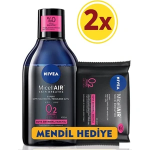 Micellair Expert Makyaj Temizleme Suyu 400 ml + Mendil (2 Adet)